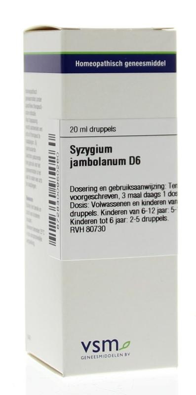 VSM VSM Syzygium jambolanum D6 (20ml)
