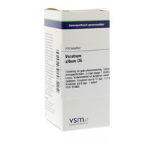 VSM VSM Veratrum album D6 (200 Tab)