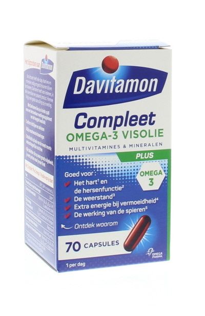 Davitamon Davitamon Complete Omega 3 Fisch (70 Kapseln)