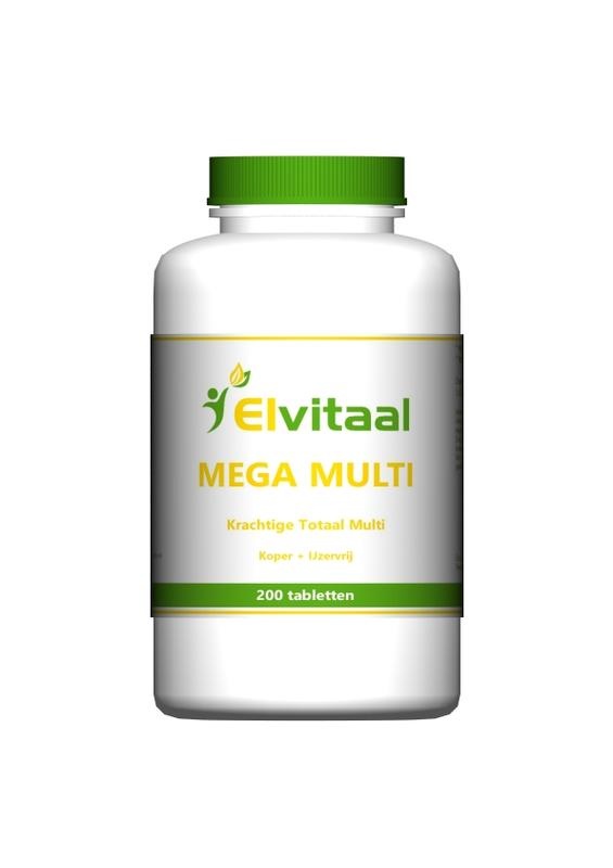 Elvitaal/elvitum Elvitaal/elvitum Mega Multi (200 Tabletten)