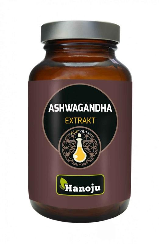 Hanoju Hanoju Ashwagandha 4:1 Extrakt 300 mg (180 Kapseln)