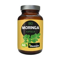 Hanoju Hanoju Moringa oleifera ganzes Blatt 350 mg Bio (180 Kapseln)