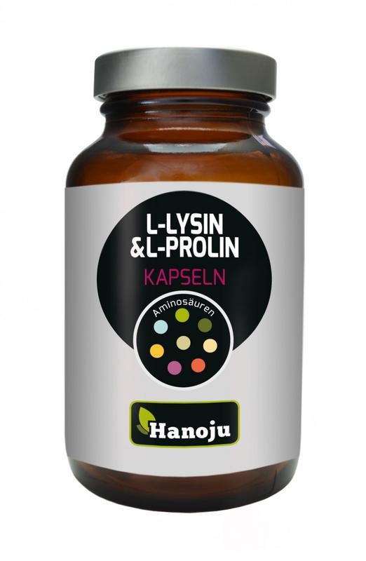 Hanoju Hanoju L-Lysin & L-Prolin 480 mg (90 vegetarische Kapseln)