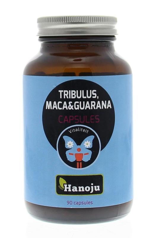 Hanoju Hanoju Tribulus Maca Guarana Extrakt (90 vegetarische Kapseln)