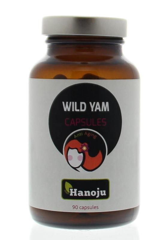 Hanoju Hanoju Wilde Yamswurzeln 500 mg (90 vegetarische Kapseln)