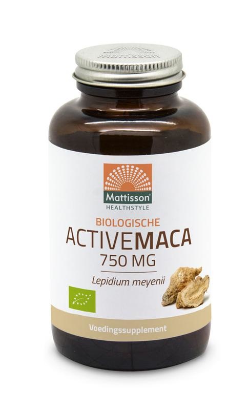 Mattisson Mattisson Organic Active Maca 750 mg Bio (90 vegetarische Kapseln)