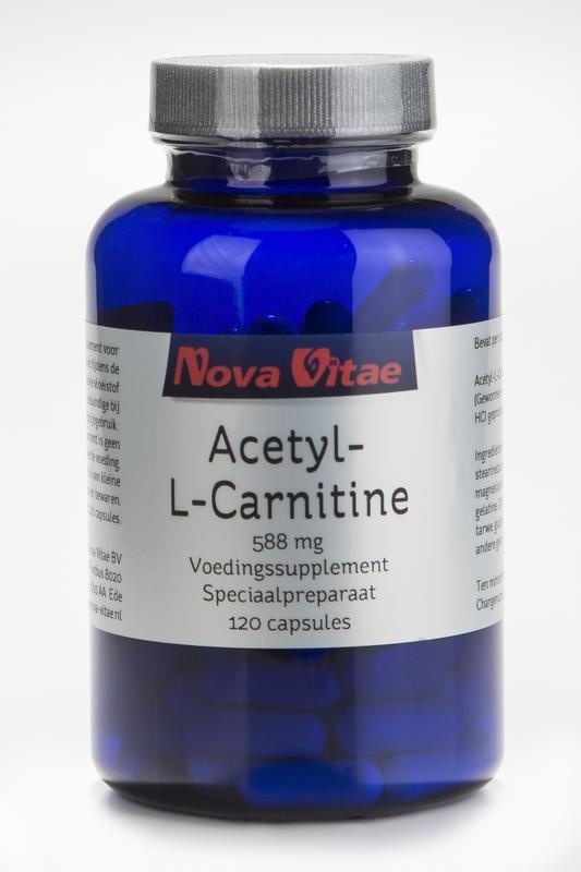 Nova Vitae Nova Vitae Acetyl-L-Carnitin 588 mg (120 Kapseln)