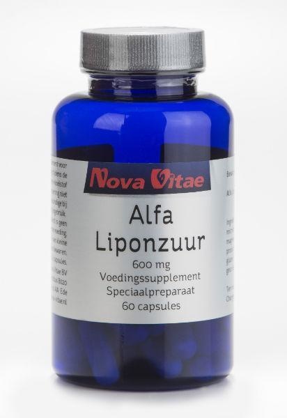 Nova Vitae Nova Vitae Alpha-Liponsäure 600 mg (60 Kapseln)