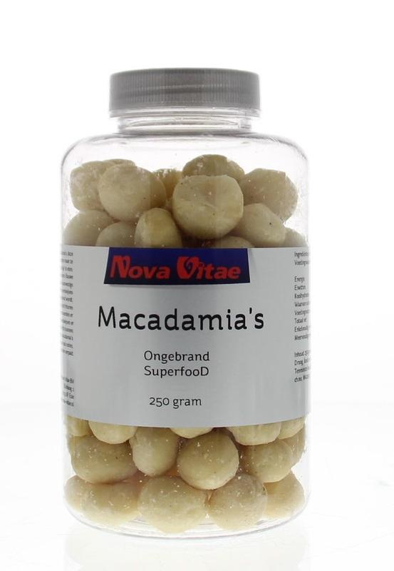 Nova Vitae Macadamia roh roh (250 gr)