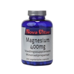 Nova Vitae Magnesium 400 mg (200 vegetarische Kapseln)