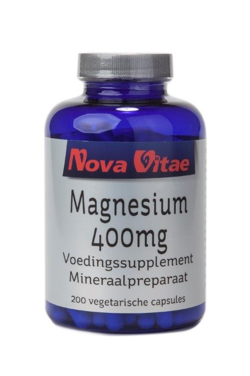 Nova Vitae Nova Vitae Magnesium 400 mg (200 vegetarische Kapseln)
