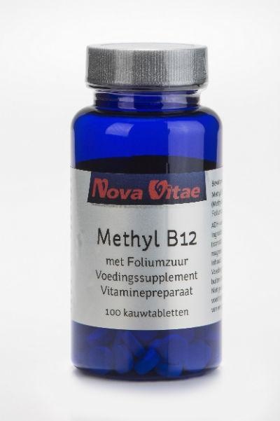Nova Vitae Methyl-B12-Folsäure (100 Kautab)