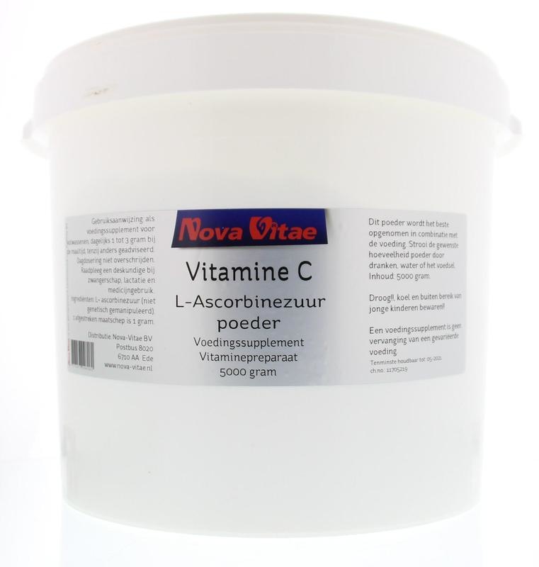 Nova Vitae Nova Vitae Vitamin C Ascorbinsaure 5 Kilogramm Vitadvice Bv