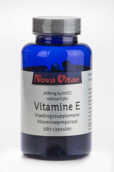 Nova Vitae Nova Vitae Vitamin E 400 IE (180 Caps)