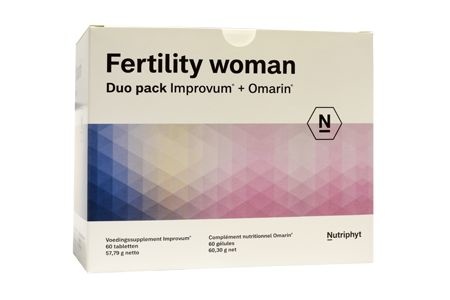 Nutriphyt Fruchtbarkeit Frau Duo 2 x 60 Caps (120 Caps)