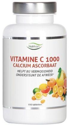 Nutrivian Vitamin C1000mg Calciumascorbat (100 Tab)