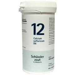 Pfluger Calcium sulfuricum 12 D6 Schussler (400 Tabletten)