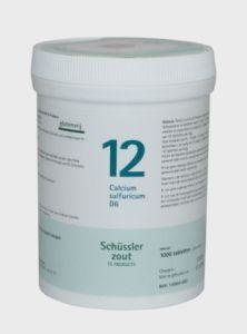Pfluger Calcium sulfuricum 12 D6 Schussler (1000 Tab)