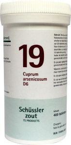 Pfluger Pfluger Cuprum Arsenicosum 19 D6 Schussler (400 Tabletten)