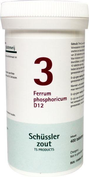 Pfluger Ferrum phosphoricum 3 D12 Schussler (400 Tab)