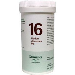 Pfluger Lithiumchloratum 16 D6 Schussler (400 Tabletten)