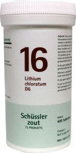 Pfluger Lithiumchloratum 16 D6 Schussler (400 Tab)