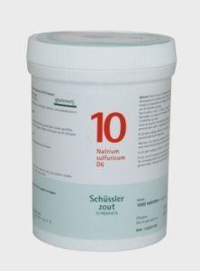 Pfluger Natrium sulfuricum 10 D6 Schussler (1000 Tab)