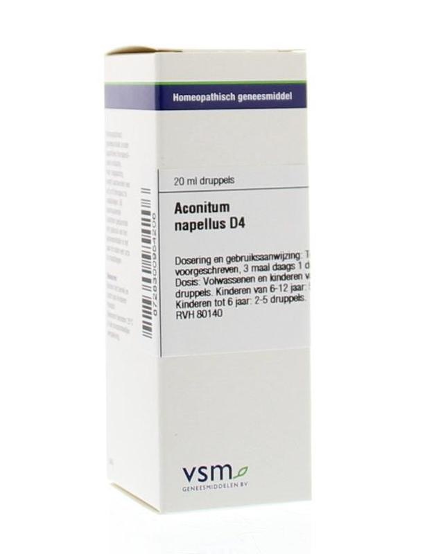 VSM VSM Aconitum napellus D4 (20 ml)