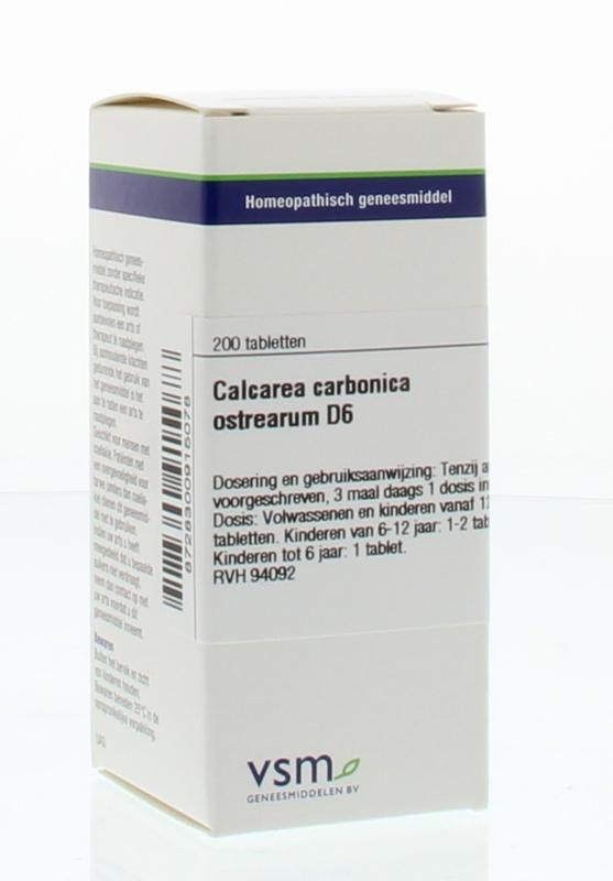 VSM VSM Calcium carbonicum ostrearum D6 (200 Tab)