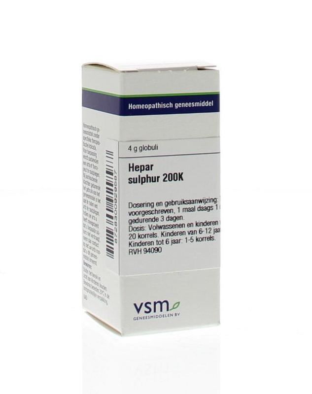 VSM VSM Hepar Schwefel 200K (4 gr)