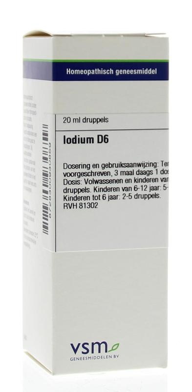VSM VSM Jod D6 (20 Ml)