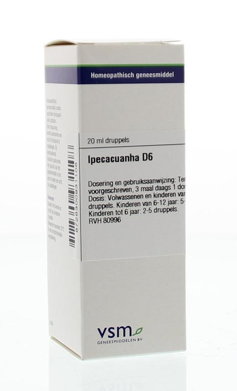 VSM VSM Ipecacuanha D6 (20ml)