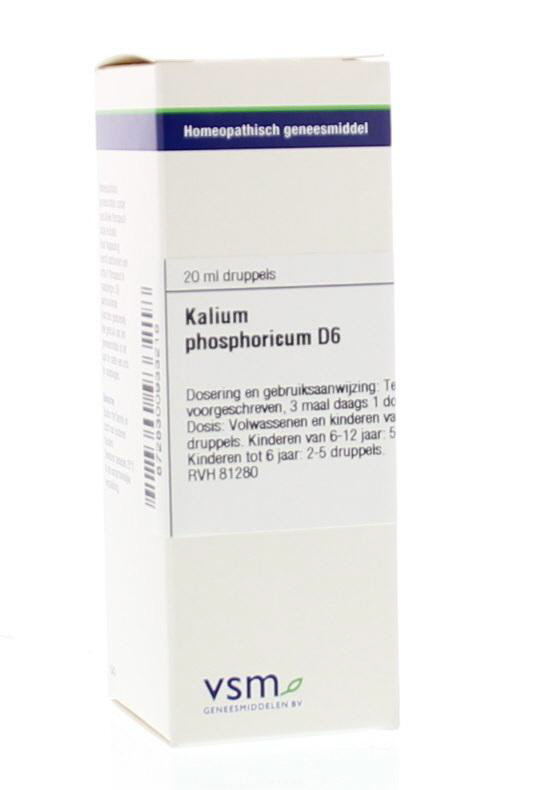 VSM VSM Kalium Phosphoricum D6 (20ml)