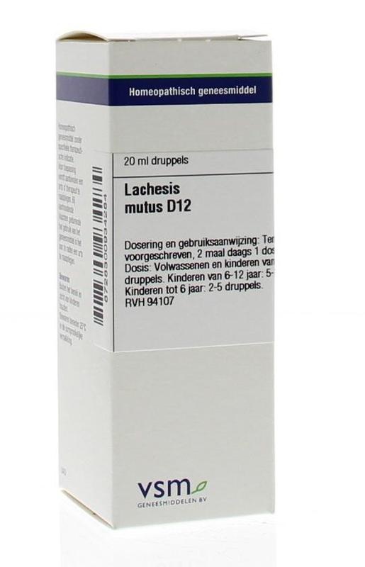 VSM VSM Lachesis mutus D12 (20 Ml)