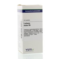 VSM VSM Lachesis mutus D6 (200 Tabletten)