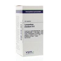 VSM VSM Lycopodium Clavatum D12 (200 Tab)
