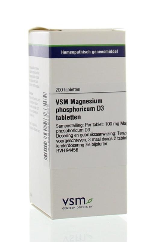 VSM VSM Magnesium Phosphoricum D3 (200 Tab)