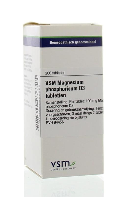 VSM VSM Magnesium Phosphoricum D3 (200 Tabletten)