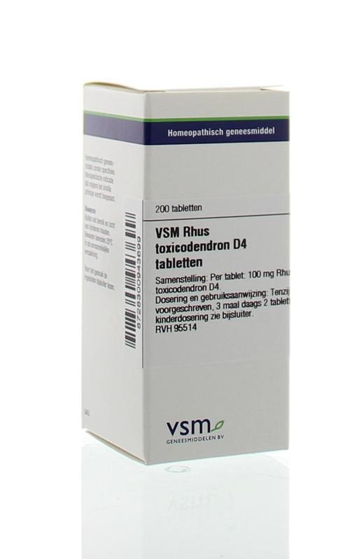 VSM VSM Rhus toxicodendron D4 (200 Tabletten)