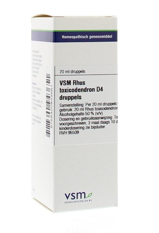 VSM VSM Rhus toxicodendron D4 (20 Ml)