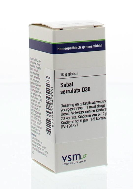 VSM VSM Sabal serrulata D30 (10 gr)
