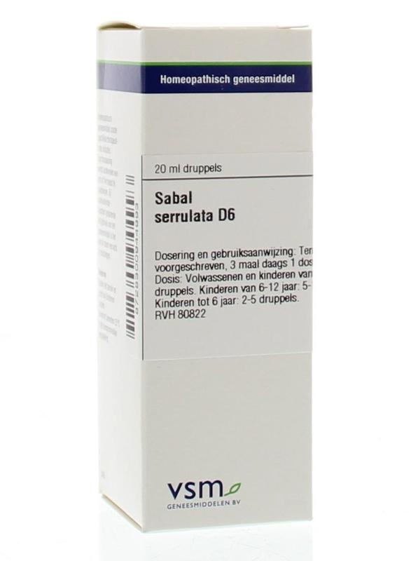 VSM VSM Sabal serrulata D6 (20 Ml)