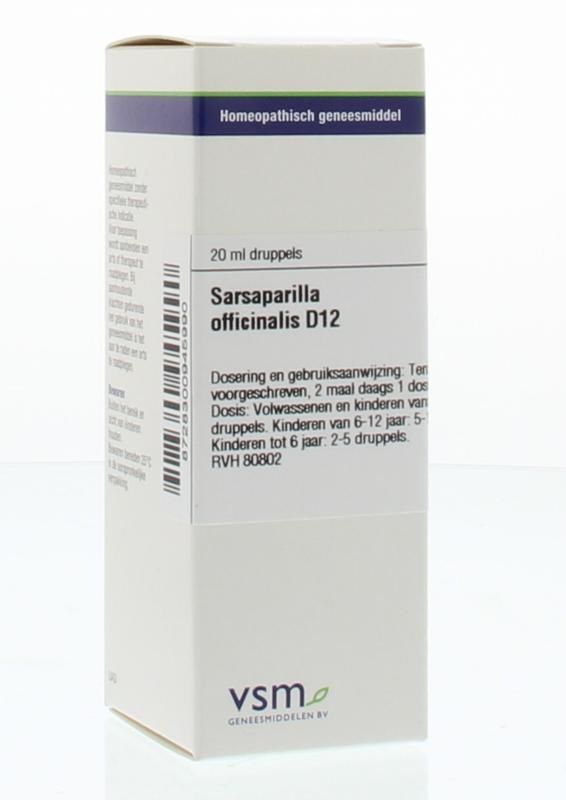 VSM VSM Sarsaparilla officinalis D12 (20ml)