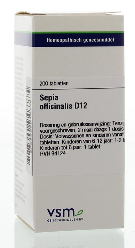 VSM VSM Sepia officinalis D12 (200 Tabletten)