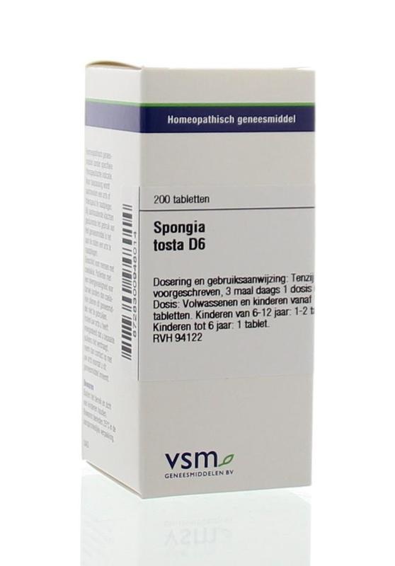VSM VSM Spongia-Toast D6 (200 Tab)