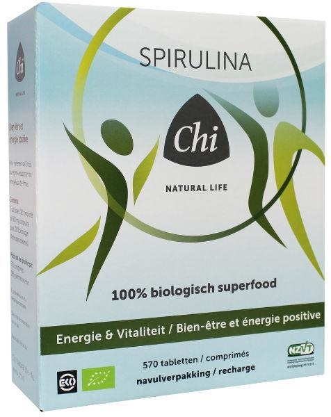 CHI CHI Spirulina Nachfüllpackung Bio (570 Tabletten)