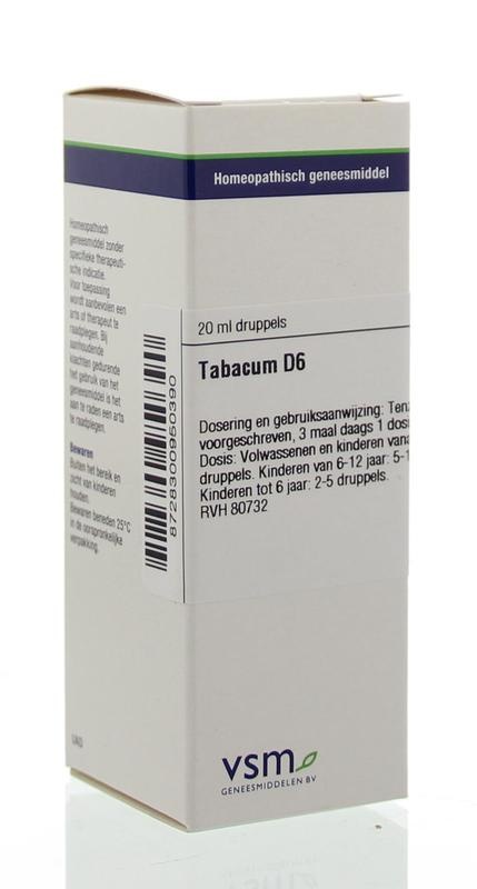 VSM VSM Tabacum D6 (20 Ml)