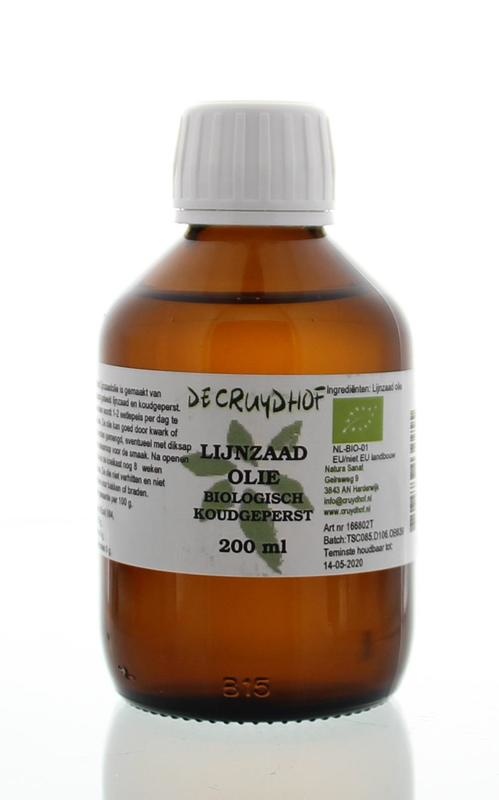 Cruydhof Cruydhof Leinöl kaltgepresst bio (200 Ml)