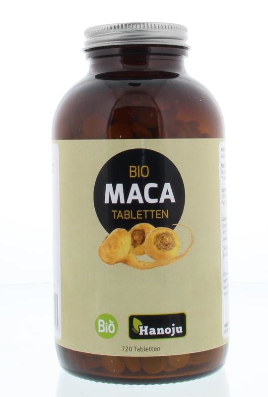 Hanoju Hanoju Maca Premium 4:1 Extrakt 500 mg Bio (720 Tabletten)
