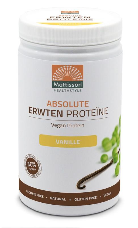 Mattisson Mattisson Absolutes Erbsenprotein Vanille vegan (350 gr)